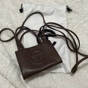 Telfar small bag chocolate
